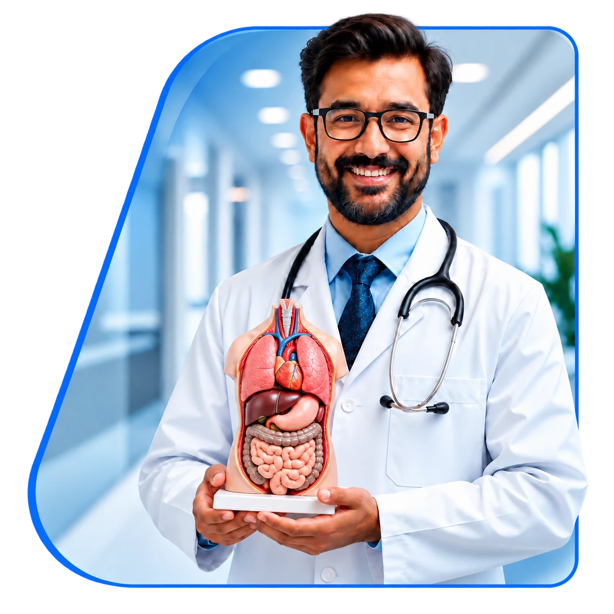 Internal Medicine specialist at Vasavi Hospitals examining a patient
