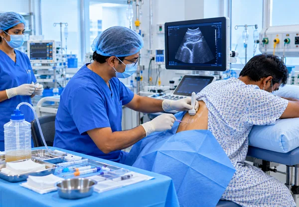 Pleural Tap at Vasavi Hospitals