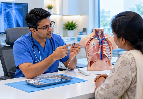 Port Insertion at Vasavi Hospitals