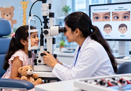Pediatric Eye Care and Squint Correction at Vasavi Hospitals