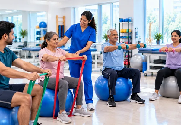 Therapeutic Exercise Programme at Vasavi Hospitals