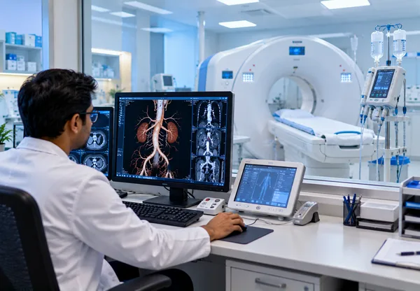 Contrast CT Angiography at Vasavi Hospitals